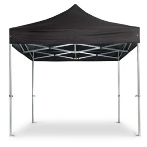Pavillon, 3x3m, schwarz, faltbar