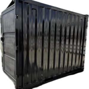 Container, 10 ", schwarz, mit Beleuchtung